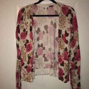 Floral cardigan